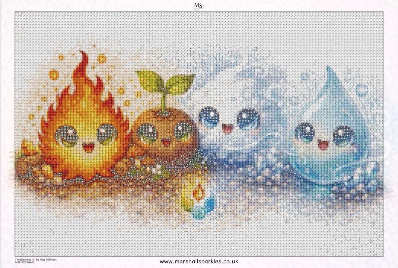 The Elements  © by Miss Millicent 60x40