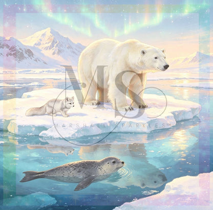 Iceberg Aurora Friends © 60x60