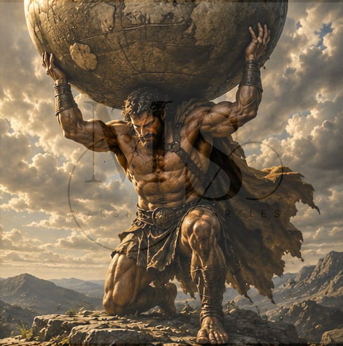 Strength of Titans ©  50x50 by KT Designs