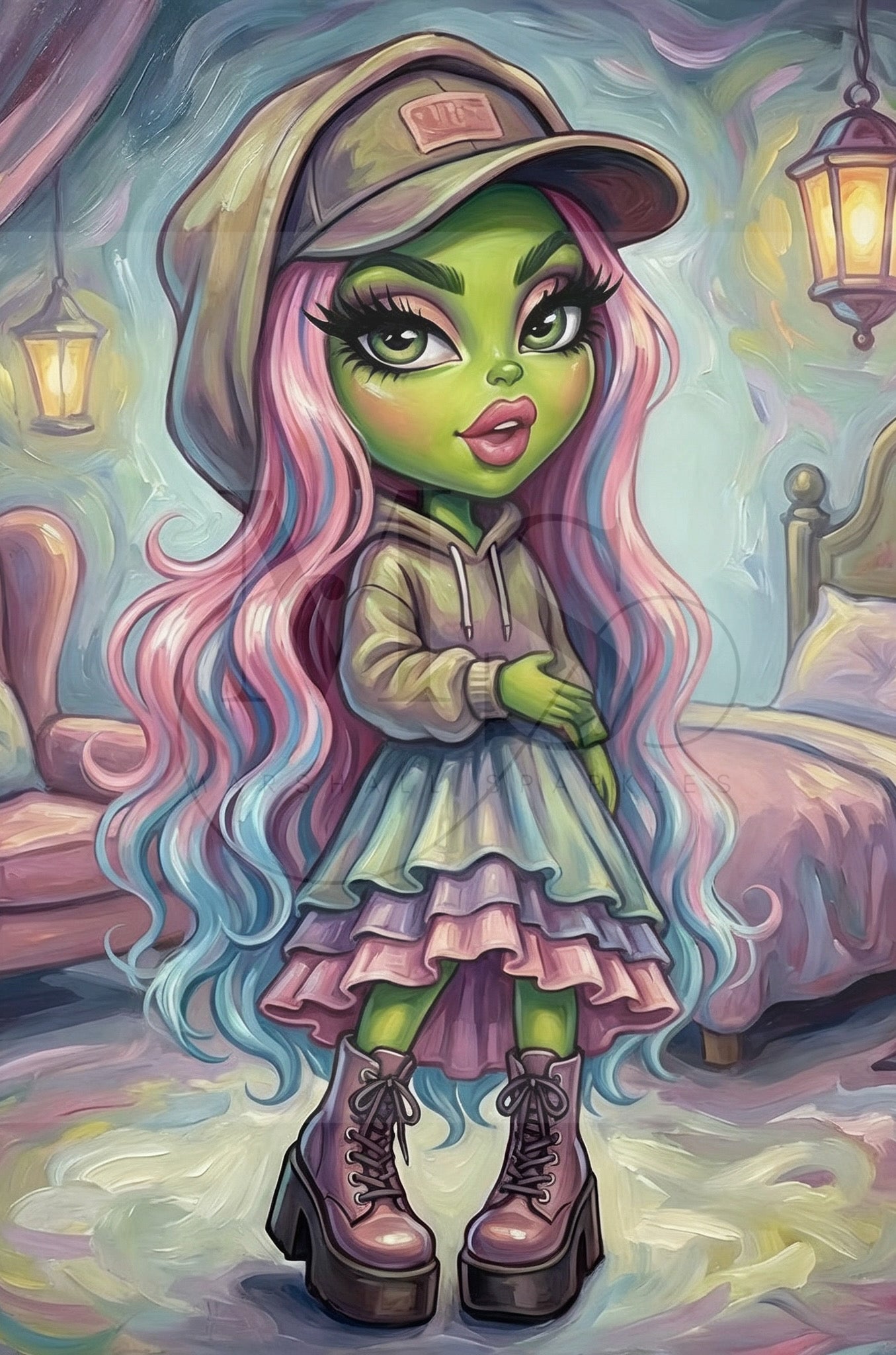 Calypso Sparkles © 50x75 Square Fairy
