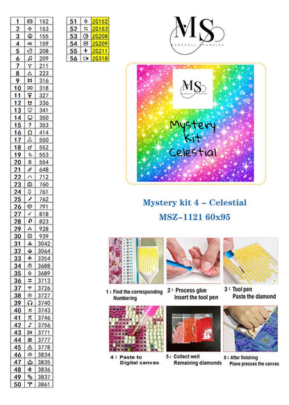 Mystery kit 4 - Celestial © 60x95
