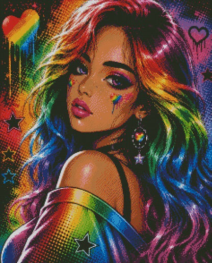 Rainbow Pop © 60x75 by CrazyLoneWolf