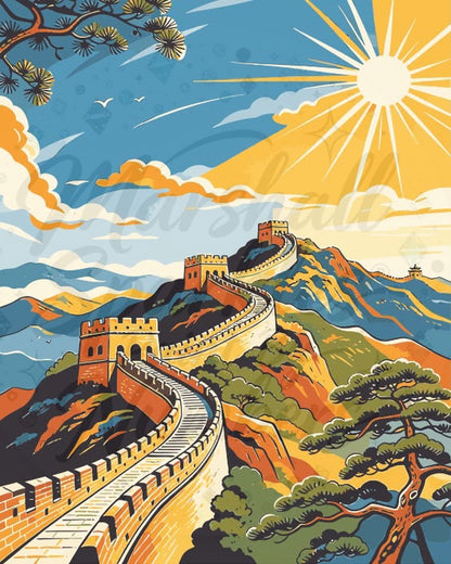 PBN - Wall of China MS043 © 40x50