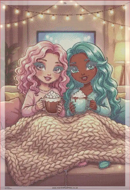 Cosy Besties © 60x90
