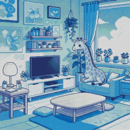 Pixel Room Giraffe © 60x60