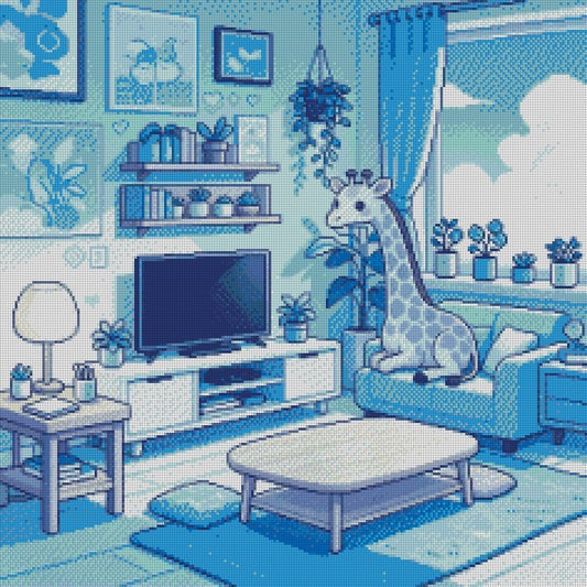 Pixel Room Giraffe © 60x60