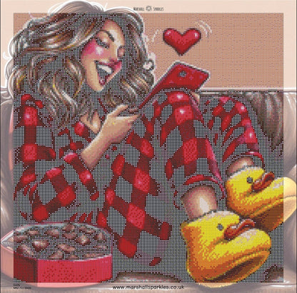 Everly ©  50x50 (print to order)