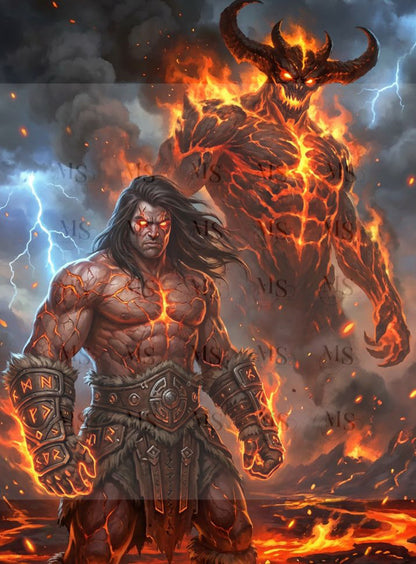 Flame Demon © 60x80