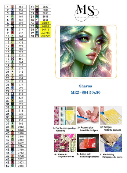 June Sharna © 50x50 Round fairy