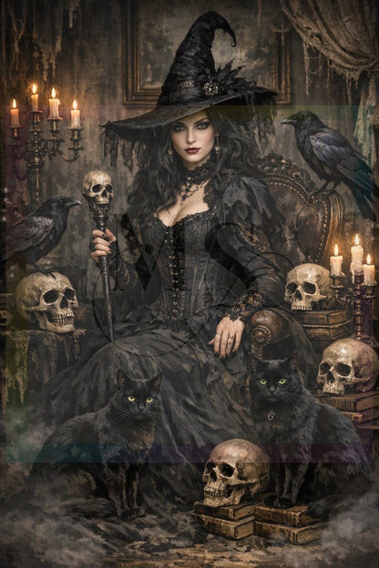 The Witching Hour © 60x90 by NAT Art Creations