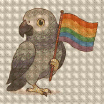 12 Months of Parrot © 30x30 by Katie Mayo-Jackson