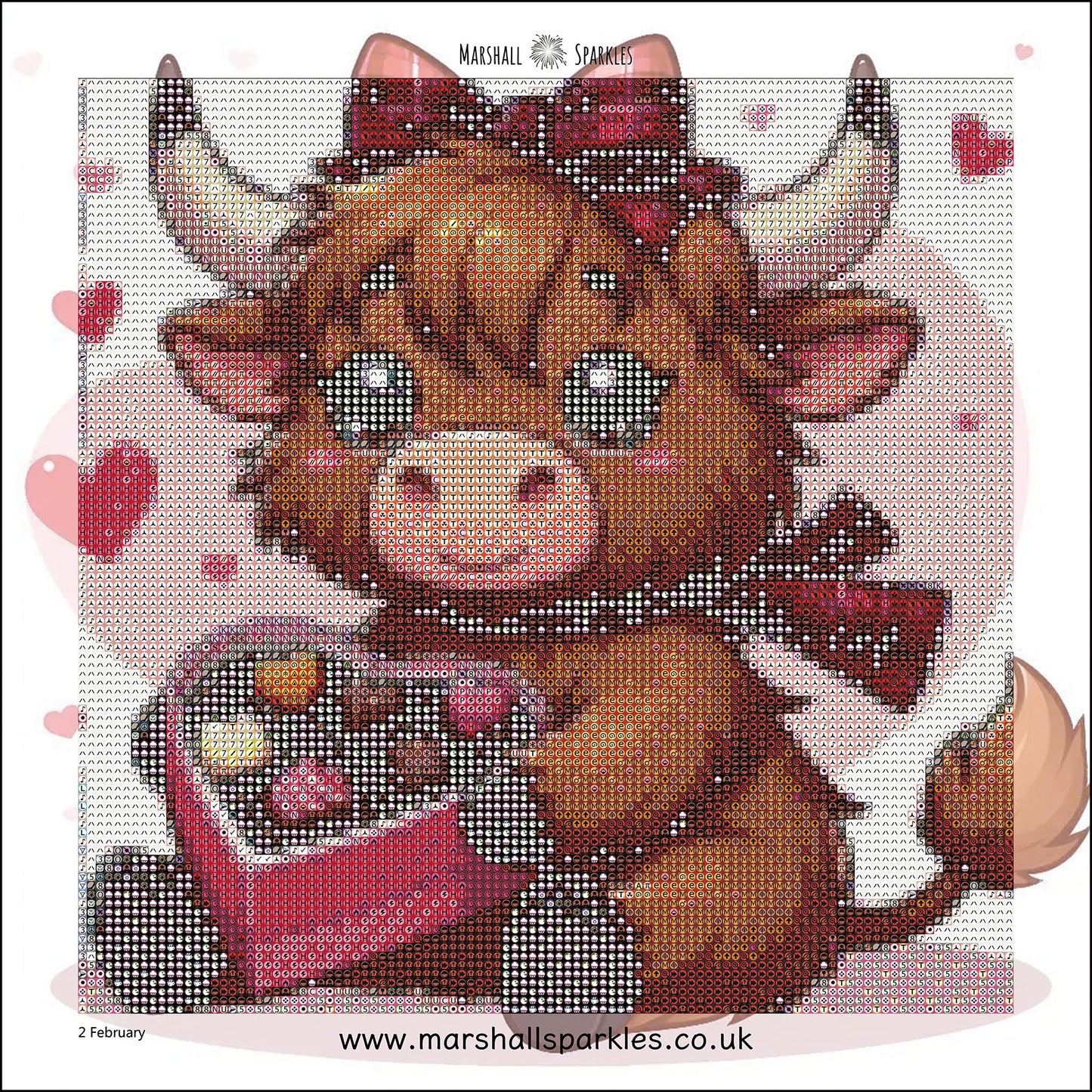 12 Months of Highland Cows © 30x30 free birthday canvas