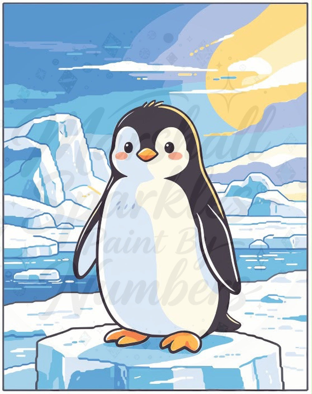 PBN - Penguin MS022 © 40x50