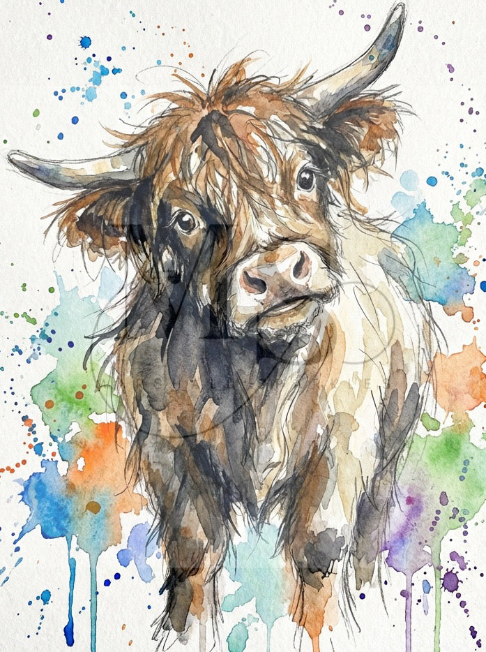 Highland Cow © 40x55 - (print to order)