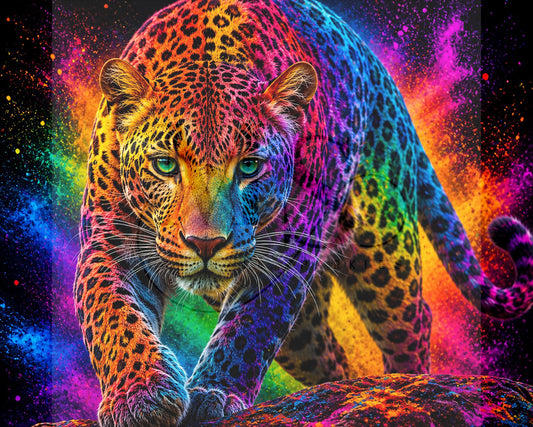 The Collor Storn Leopard © 75x60 by CrazyLoneWolf