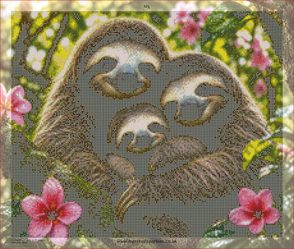 The Rainforest Family © 60x50 by KT Designs