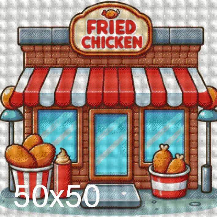 Fried Chicken Takaway © 50X50