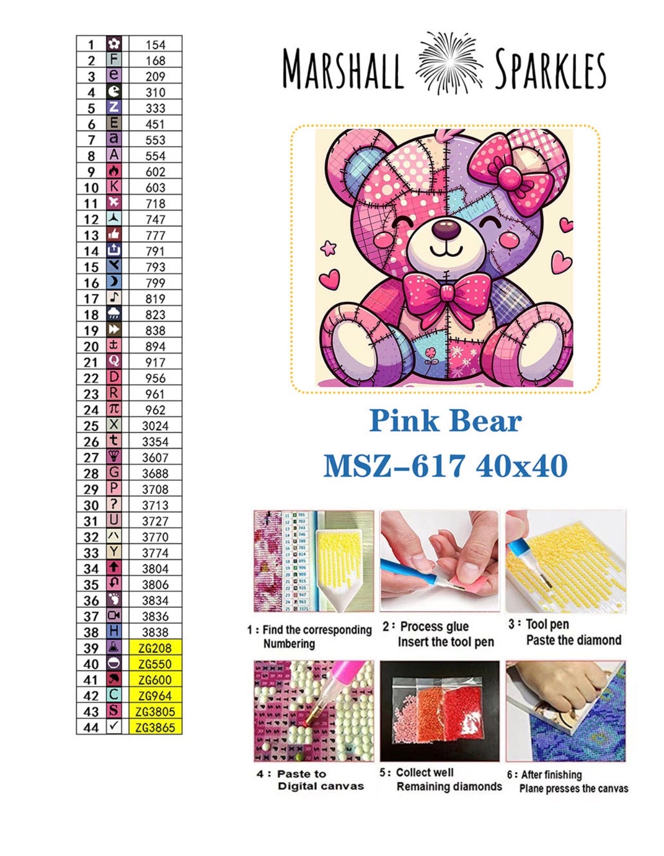 Pink Bear ©  40x40 (print to order)