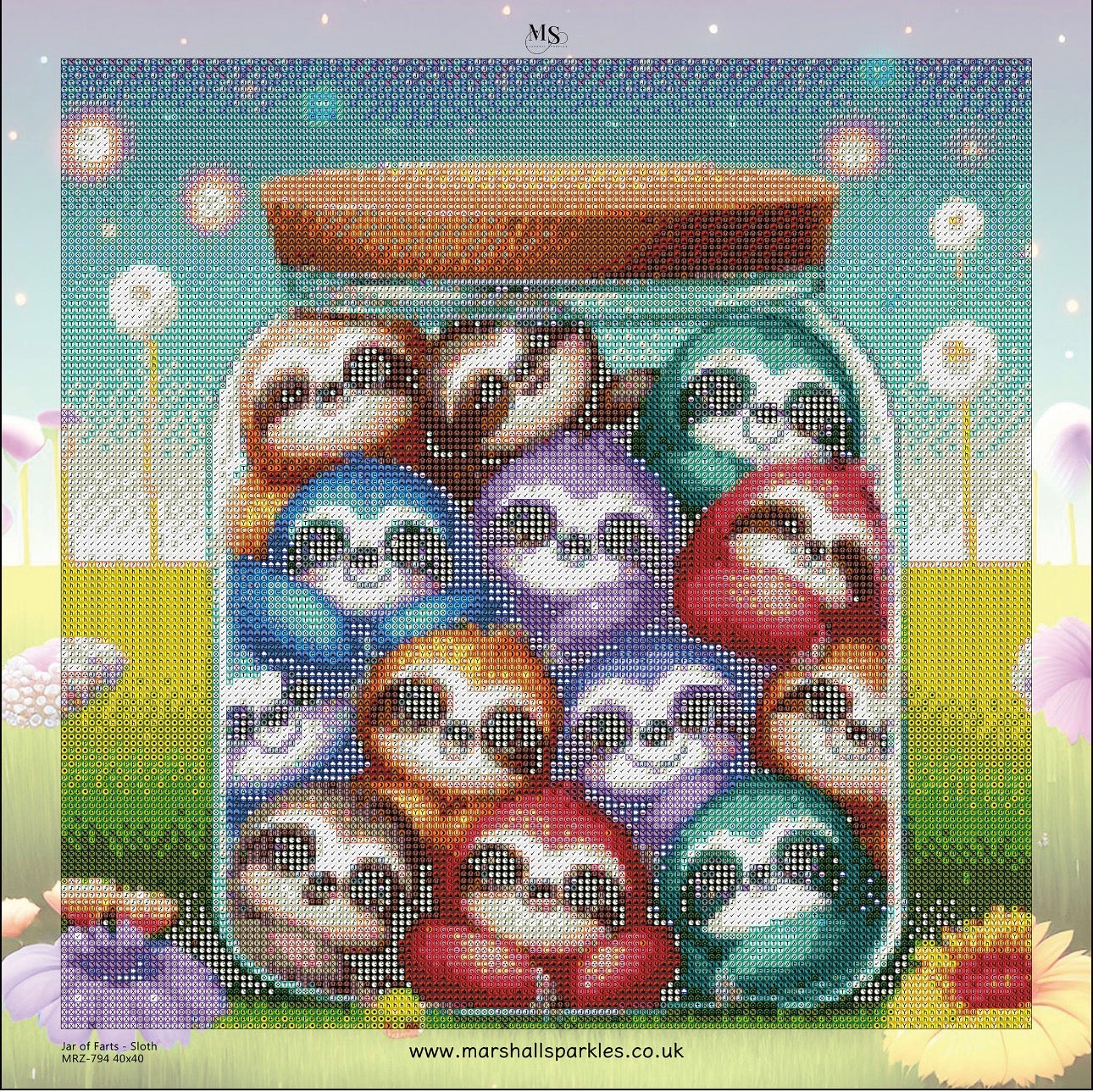 Jar of Farts - Sloth  © 40X40