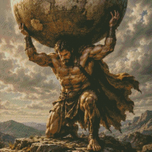 Strength of Titans ©  50x50 by KT Designs
