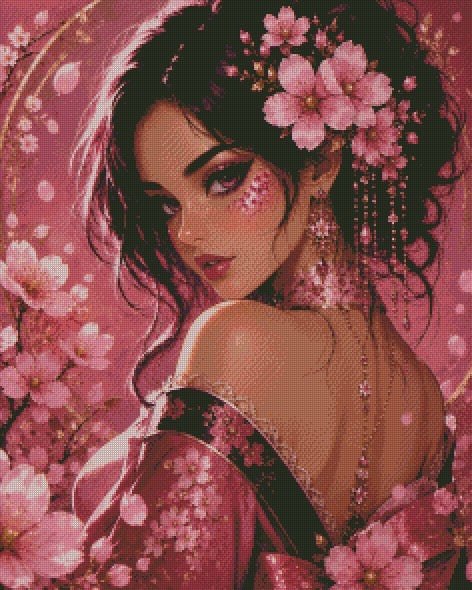 Sakura Empress © 60x75 by CrazyLoneWolf