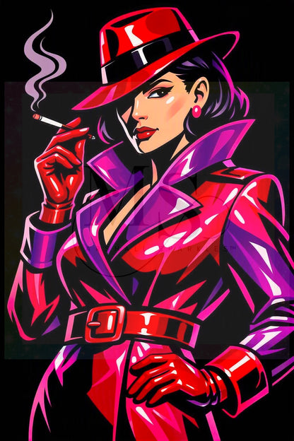 Scarlet Smoke (sticky Liquorice) © 60x90