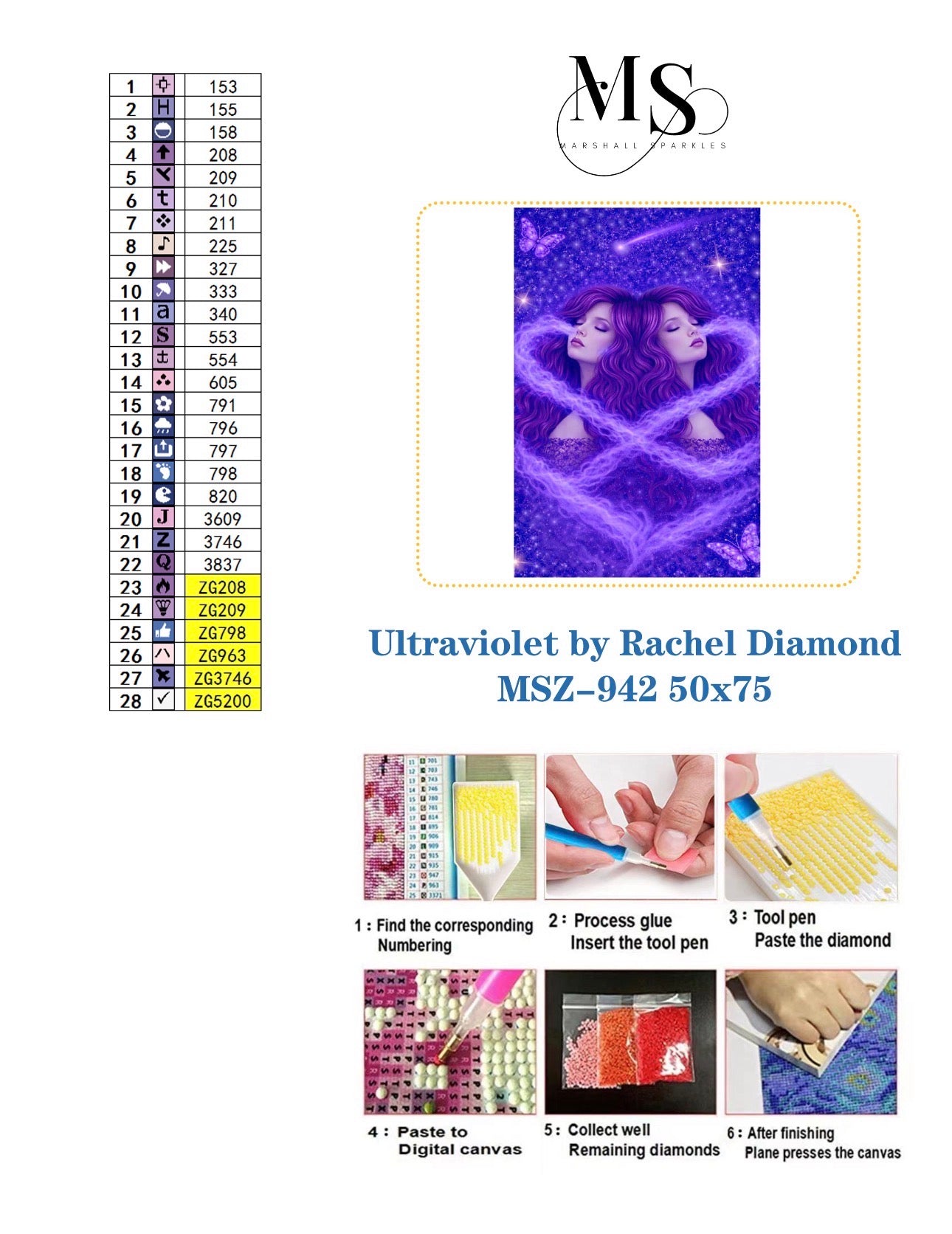 Ultraviolet © 50x75 by Rachel Diamond