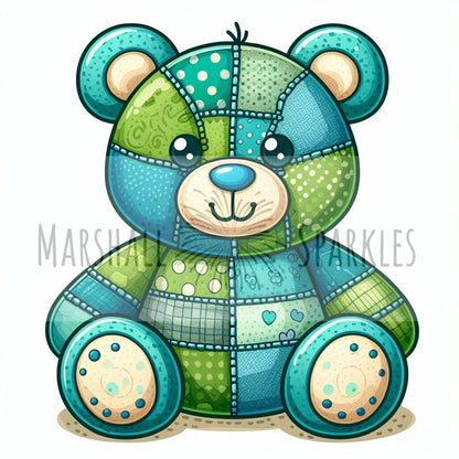 Green Bear ©  40x40 (print to order)