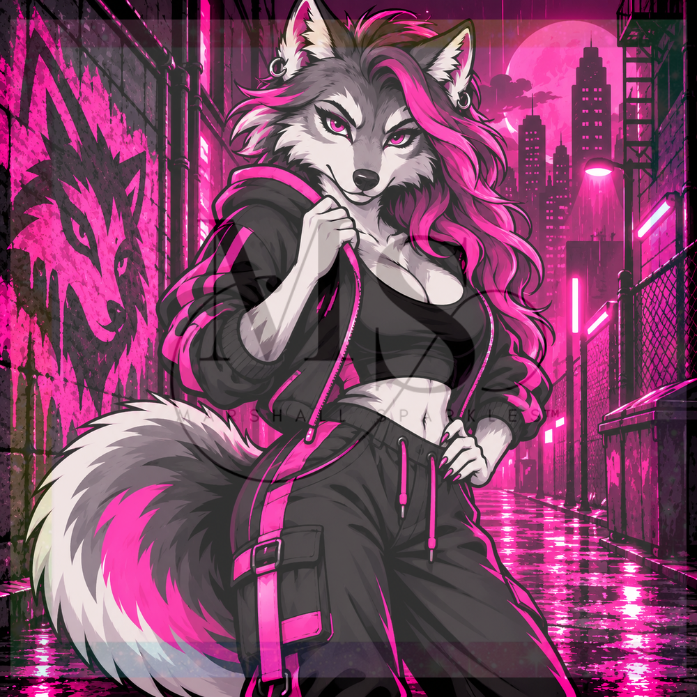 Nova the Wolf © 60x60 by CrazyLone Wolf
