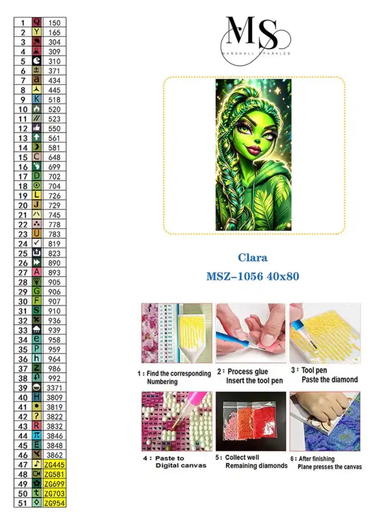 Clara © 40x80