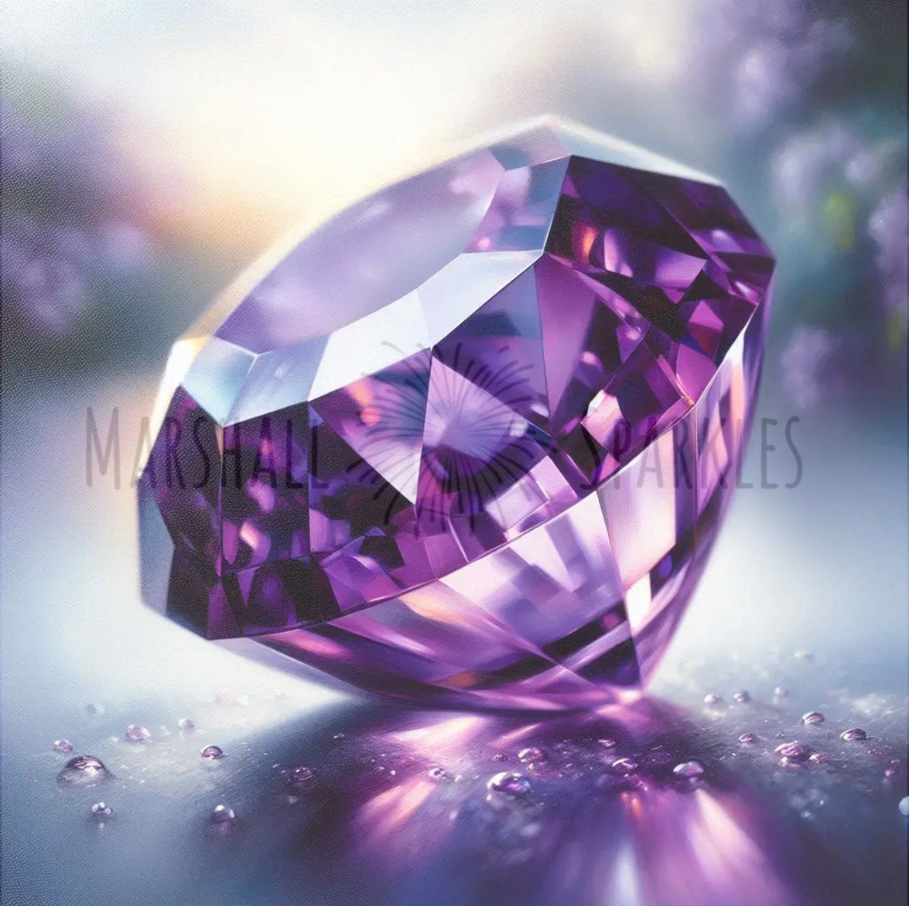 February/Amethyst - Diamond © 40x40