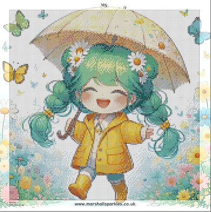Bonnie © 40x40 square full fairy drill