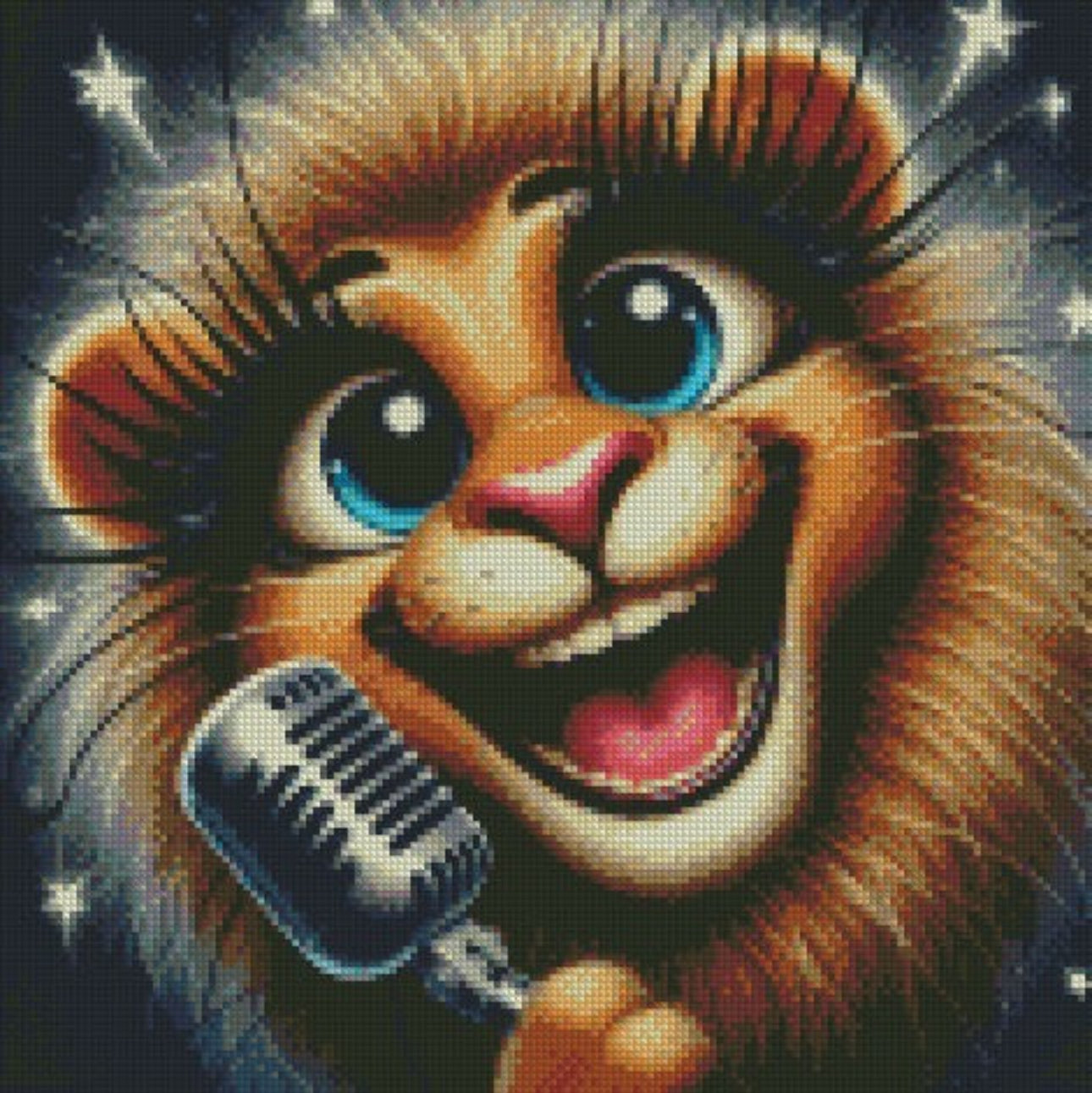 Popstar Collection - Lion © 40x40 - (print to order))