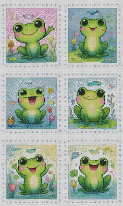 Frog Stamps © 60x100