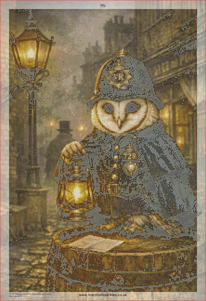 Owl Be Watching You, Whitechapel © 50x75 by NAT Art Creations