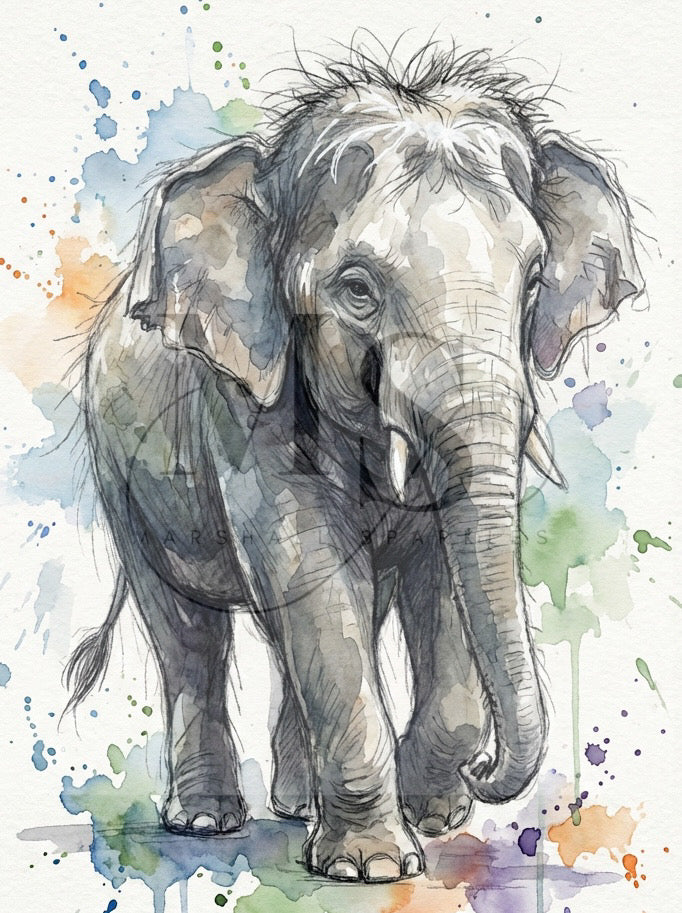 Elephant © 40x55 - (print to order)