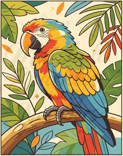 PBN - Parrot MS027 © 40x50