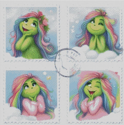 Green Girls Stamps © 60x60