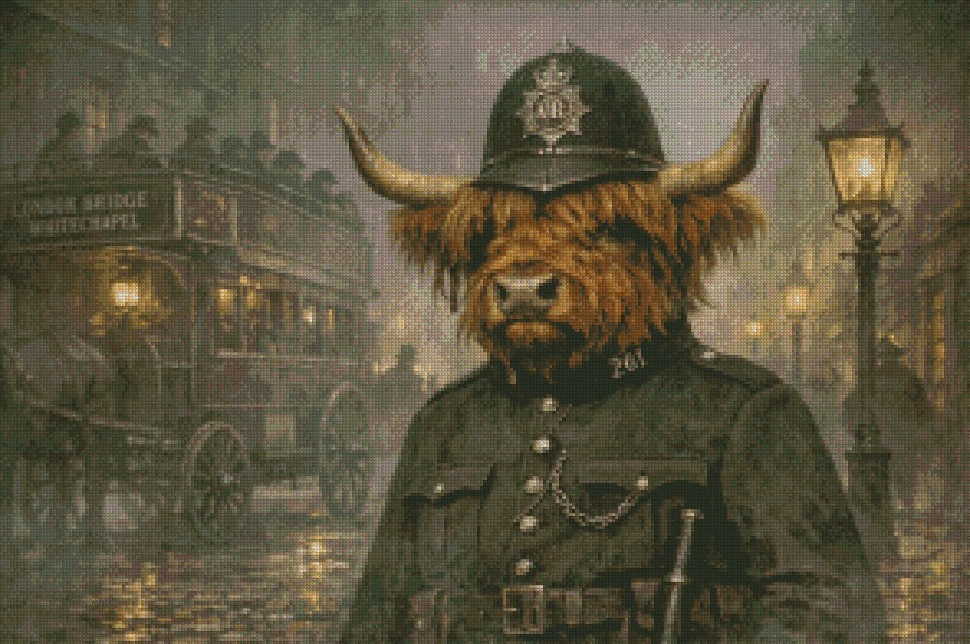 Angus © 75x50 by NAT Art Creations