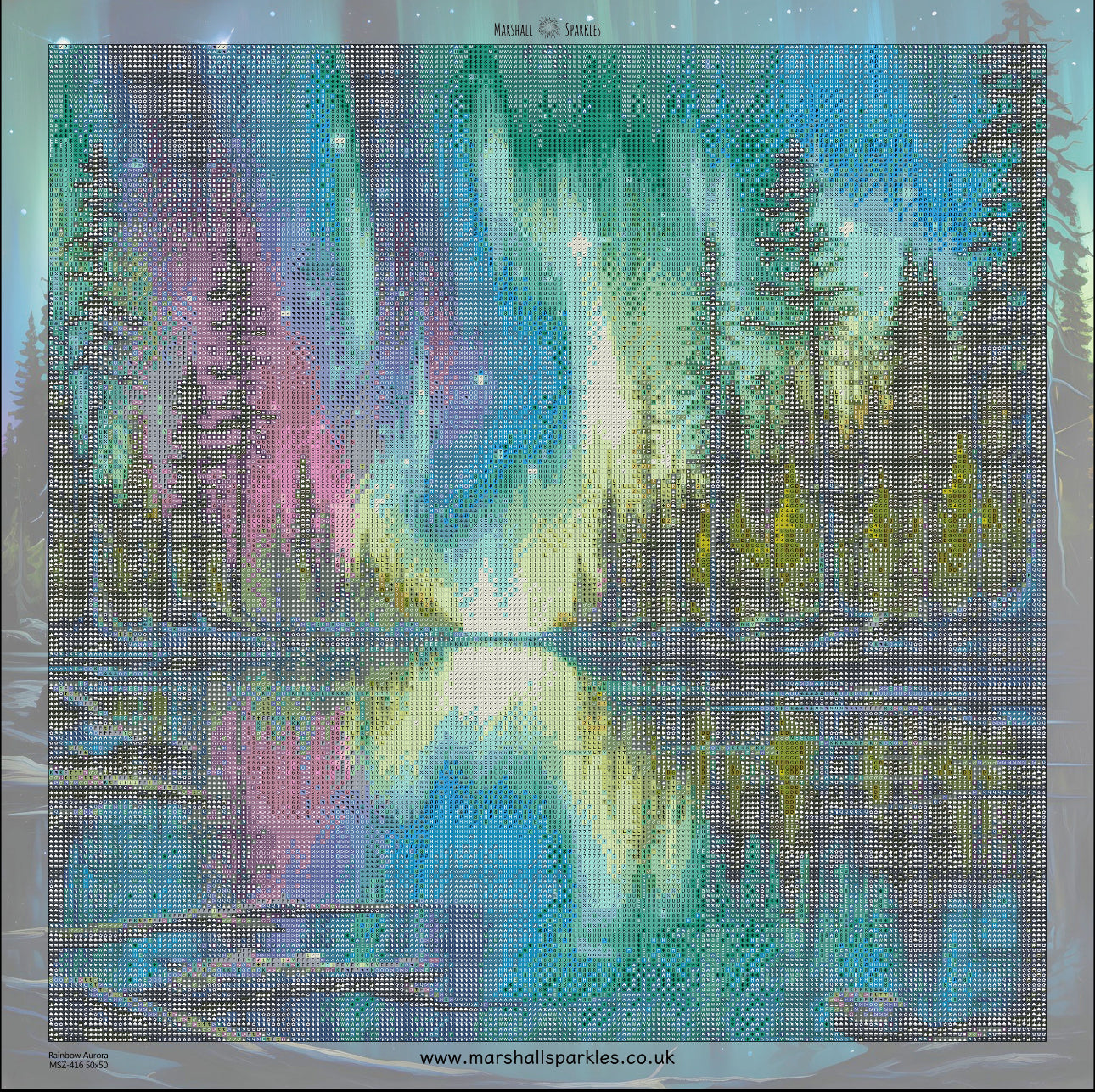 Rainbow Aurora © 50x50