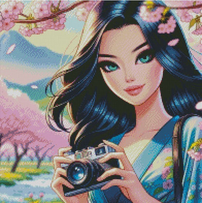 Orchid © 50x50 with Fairy by Katie Mayo-Jackson