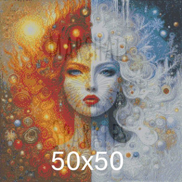 Fire and Ice ©  50x50
