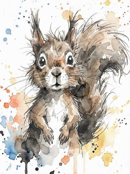 Squirrel © 40x55 - (print to order)