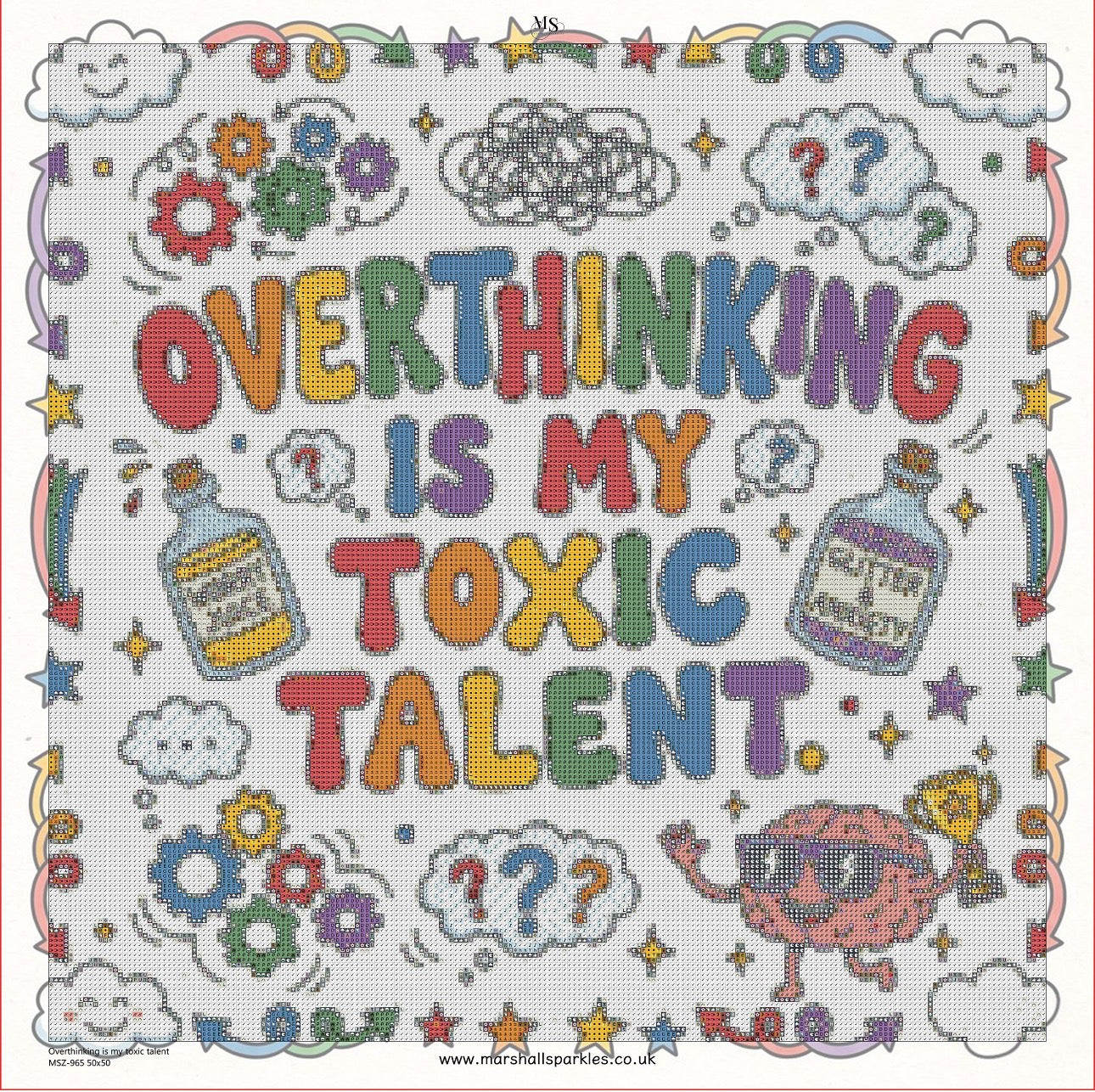 Overthinking is my toxic talent © 50x50