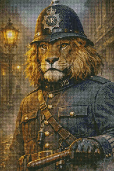 Constable Mufasa © 50x75 by NAT Art Creations