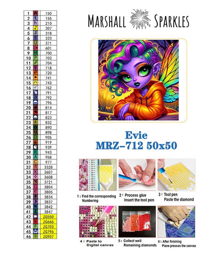 Evie ©  50x50 (print to order)