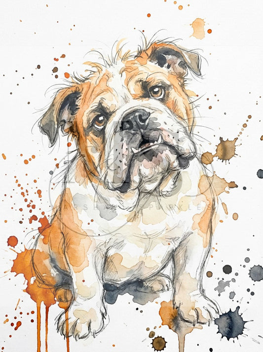 Olde English Bulldog © 40x55 - (print to order)