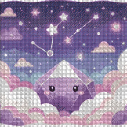 February/Amethyst - Constellation  © 40x40