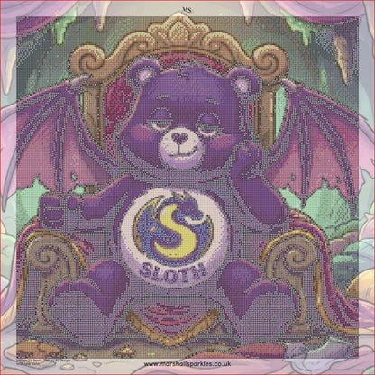 Snuggle Sin Bears - Sloth ©  50x50 by RG Designs
