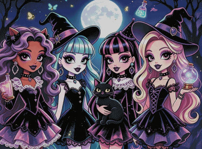 Moonlit Gathering © 115x85